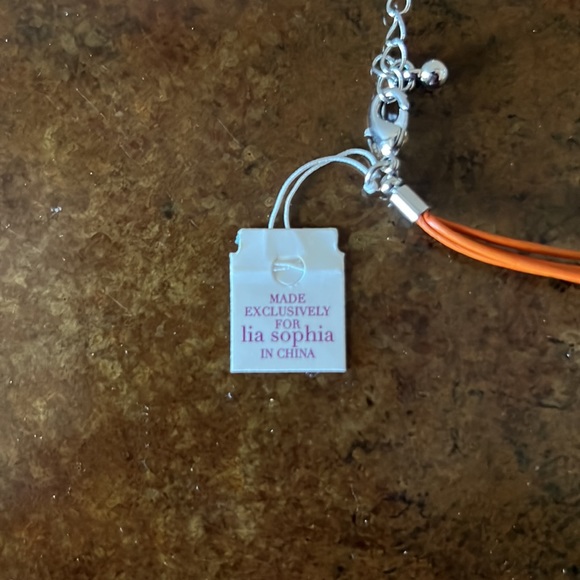NWT Lia Sophia orange crystal spotlight bracelet - Picture 7 of 9